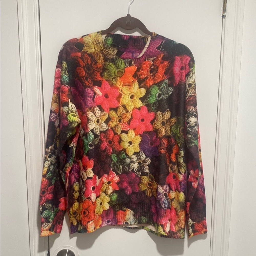 Colorful Floral Sweater